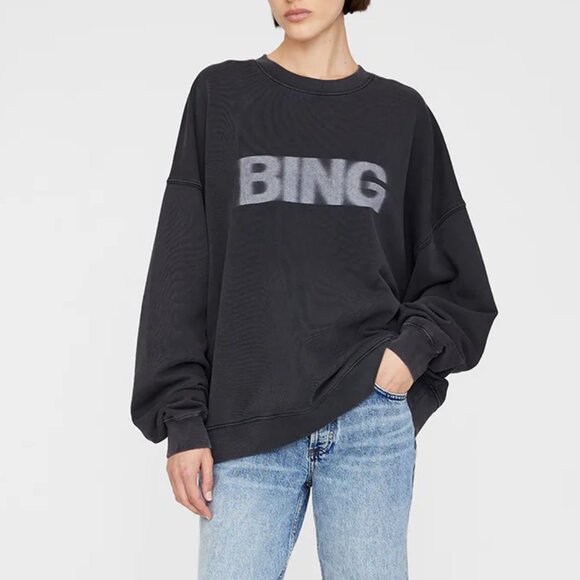 Anine Bing Miles Sweatshirt Blur - Picture 2 of 8